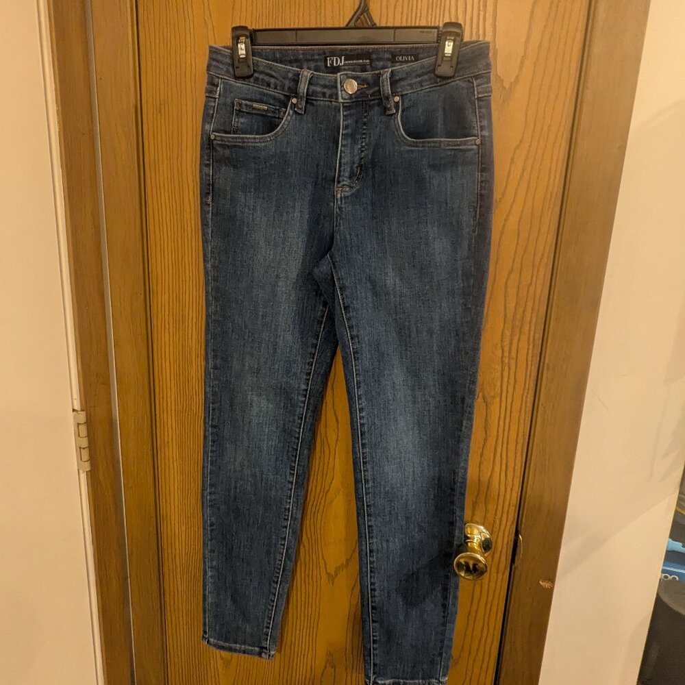 French Dressing Jeans Olivia Mid Rise Tapered Leg-Size 2‎